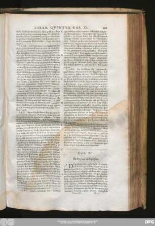 Cap. XI. De Personis in Baptismo.