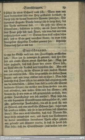 Sternschnuppen