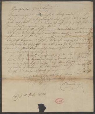 Brief an B. Schott's Söhne : 12.11.1826
