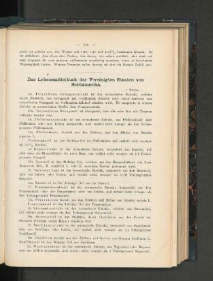 Das Lebensmittelbuch der Vereinigten Staaten von Nordamerika.