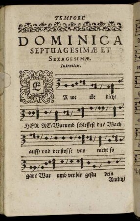 Dominica Septuagesimæ Et Sexagesimæ.
