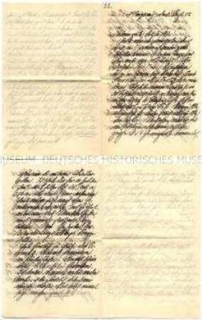 Brief aus Hongkong an seine Ehefrau Else Lucas von der parlamentarischen Studienreise nach Ostasien des Reichstagsabgeordneten Dr. Georg Lucas