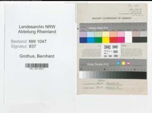 Entnazifizierung Bernhard Grothus , geb. 14.03.1904 (Strasenbahnfahrer)