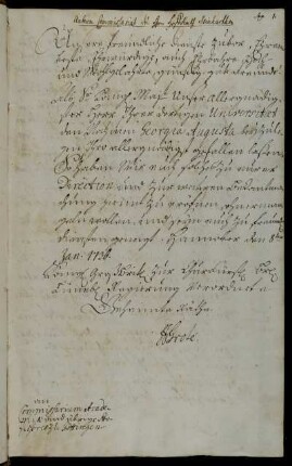 Verleihung der Bezeichnung "Georgia Augusta".
