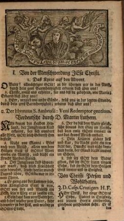 Das Privilegirte Ordentliche und Vermehrte Dreßdnische Gesang-Buch : Wie solches so wohl In der Churfl. Sächsis. Schloß-Capelle, als in denen andern Kirchen ... Nach denen Lieder-Numern an denen Tafeln, Hiernächst auch In den gesamten Chur- und Fürstlich-Sächsischen Landen bey öffentlichem Gottesdienste gebrauchet, und daraus gesungen zu werden pflegt; Darinnen die auserlesensten und Geistreichsten Lieder in reicher Anzahl zusammen getragen ...