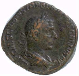 Münze, Sesterz, 251 - 253