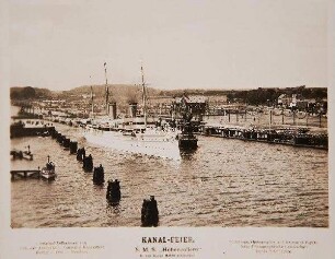 Eröffnung Nord-Ostsee-Kanal - Jacht HOHENZOLLERN (II)