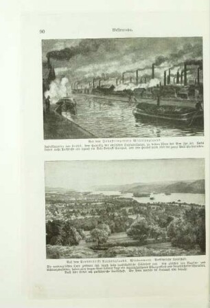 Aus dem Seendistrikt Nordenglands. Windermere. Parkähnliche Landschaft