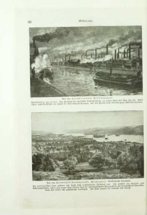 Aus dem Seendistrikt Nordenglands. Windermere. Parkähnliche Landschaft
