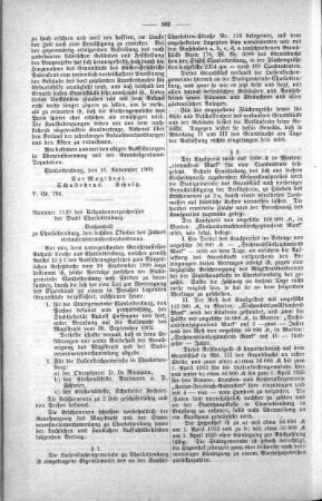 In nicht öffendlicher Sitzung (342), 24. November 1909