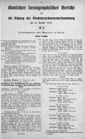 No 2, 16. Januar 1913