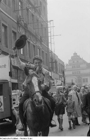 Reiter auf einem Pferd
