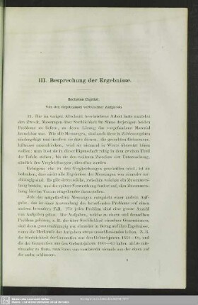 III. Besprechung der Ergebnisse
