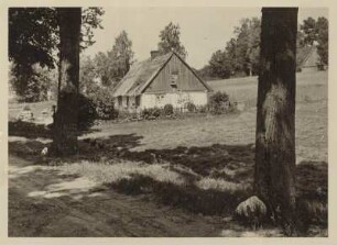 Ostpreußen. Meschkuppen bei Pillkallen. Bauerngehöft. Der Ort ist seit 1946 nicht mehr exisstent