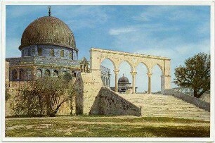 Jerusalem. Der Felsendom von Süden
