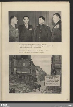 Die Vertreter des Alliierten Kontrollrats am 31. Mai 1947