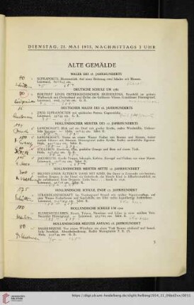 Alte Gemälde (Nr. 1-97)