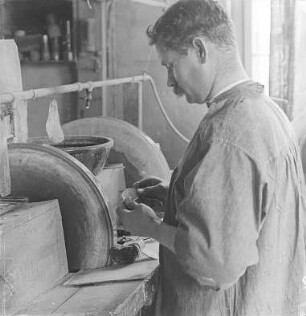 Ovalschneiden : Technikgeschichte | Technologie | Optische Industrie | Brillen | Emil Busch AG Rathenow