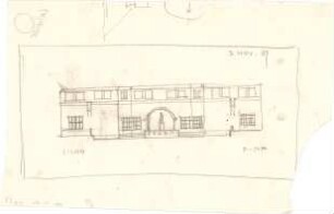 Pfann, Paul; München - Theresienhöhe; Ausstellung München 1908 - Wand (Ansicht)