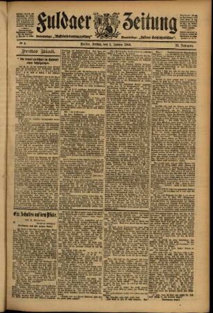 Dritte Ausgabe vom Freitag, den 05. Januar 1906.