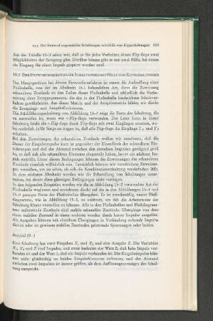 15.3 DER ENTWURF SEQUENTIELLER SCHALTUNGEN MIT HILFE VON KIPPSCHALTUNGEN