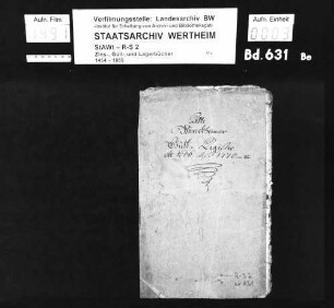 Wenkheimer Gültregister (mit Namensregister)