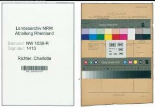 Entnazifizierung Charlotte Richter , geb. 13.03.1908 (Dolmetscher)