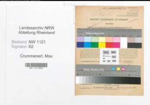 Entnazifizierung Max Crummenerl , geb. 07.11.1902 (Lehrer)