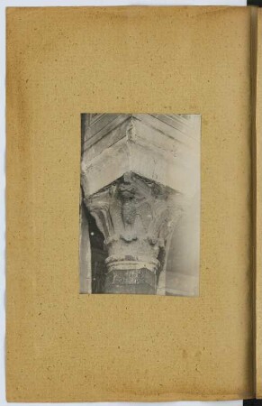 San Lorenzo, Verona: Kapitell (aus: Skizzen- und Fotoalbum 5)