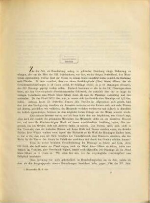 Das Münzwesen der Mark Brandenburg : Von den ältesten Zeiten bis zum Anfange der Regierung der Hohenzollern, 1,1