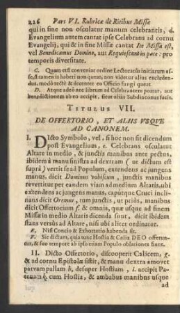 Titulus VII.