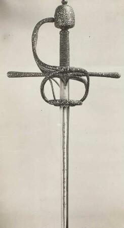 Rapier-Gefäß und Klingenansatz