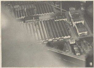 Göggingen, Nähseidenfabrik von Nordwesten (300 m)