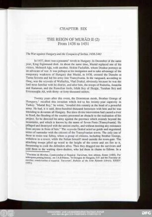 The War against Hungary and the Conquest of Serbia, 1438-1441