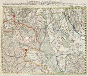Grand Atlas . Bl. 12 (Münster, Oldenburg, Osnabrück, Ostfriesland): Contenant une Partie inferieure de l'Evêché de Munster, une Partie du Duche D'Oldenbourg, de l'Evêché d'Osnabruck, de Friesland Orientale de Gröningen et d'Over-Yssel, les Comtés de Benthem de Lingen et et