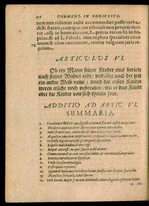 Articulus VI.