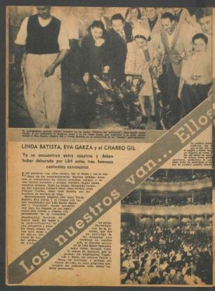 Los nuestros van ... Ellos vienen ...