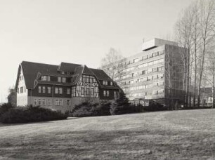 Mittweida, Erziehungsheim (1911/13), Am Landratsamt 3/4, Internatsgebäude (Parkseite)