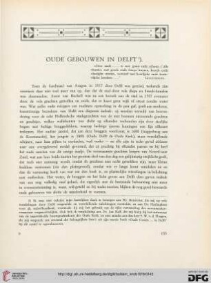 2.Ser. 11.1918: Oude gebouwen in Delft