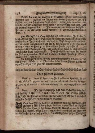 Das zehnde Capitel.