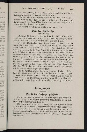 159-170, Finanzsachen
