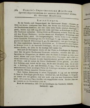 Special-Superintendenz der unteren Maulbronner Diöses.