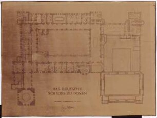 Schloss Posen, Posen Umbau: Möblierungsplan 2. OG 1:100