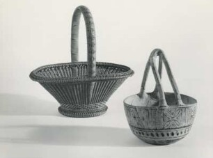 Körbchen aus der Staatlichen Fachschule für Korbflechterei in der Neuen Sammlung München