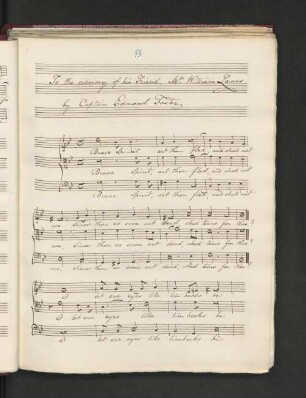 To the memory of his Friend, W. William Lawes by Captain Edmond Foster