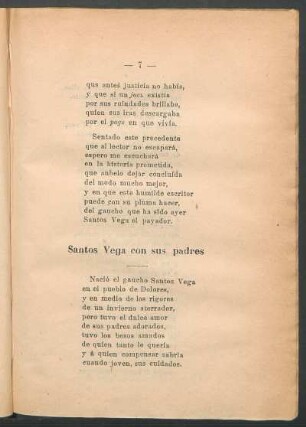 Santos Vega con sus padres