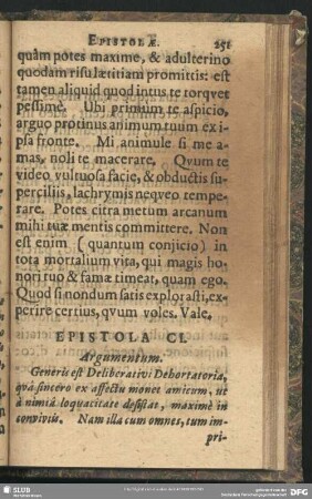 Epistola CI.