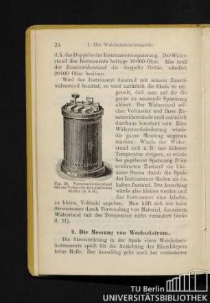 9. Die Messung von Wechselstrom.