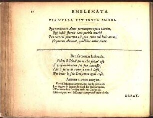 Via Nvlla Est Invia Amori