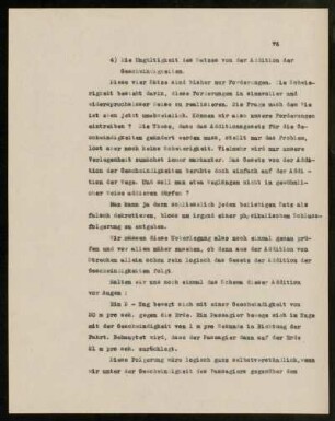 [Additionsgesetz der Geschwindigkeiten]